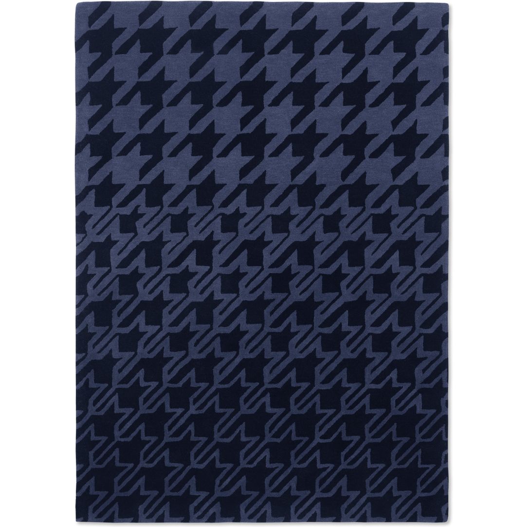 Houndstooth Dark Blue